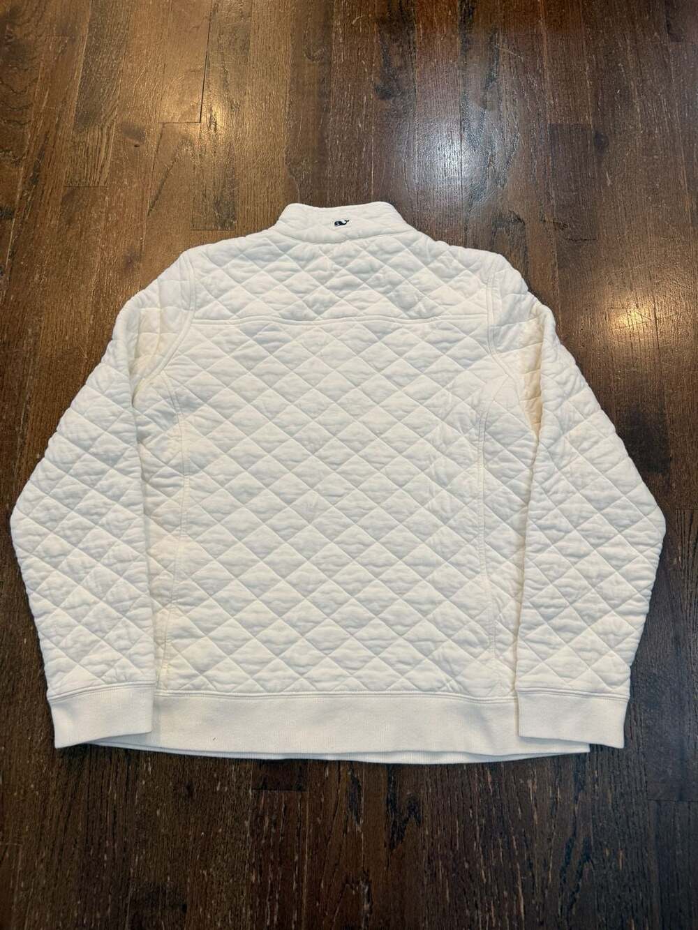 Vineyard Vines Women’s Quilted 1/4 Zip  White Size L (measures smaller) See pics - Picture 4 of 6